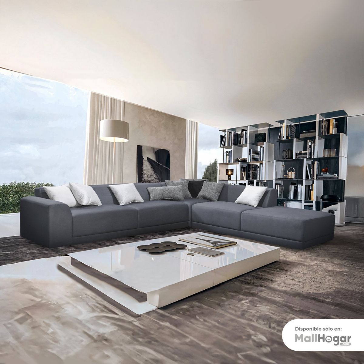 GENERICO - Seccional Kassandra Derecho Gris Oscuro