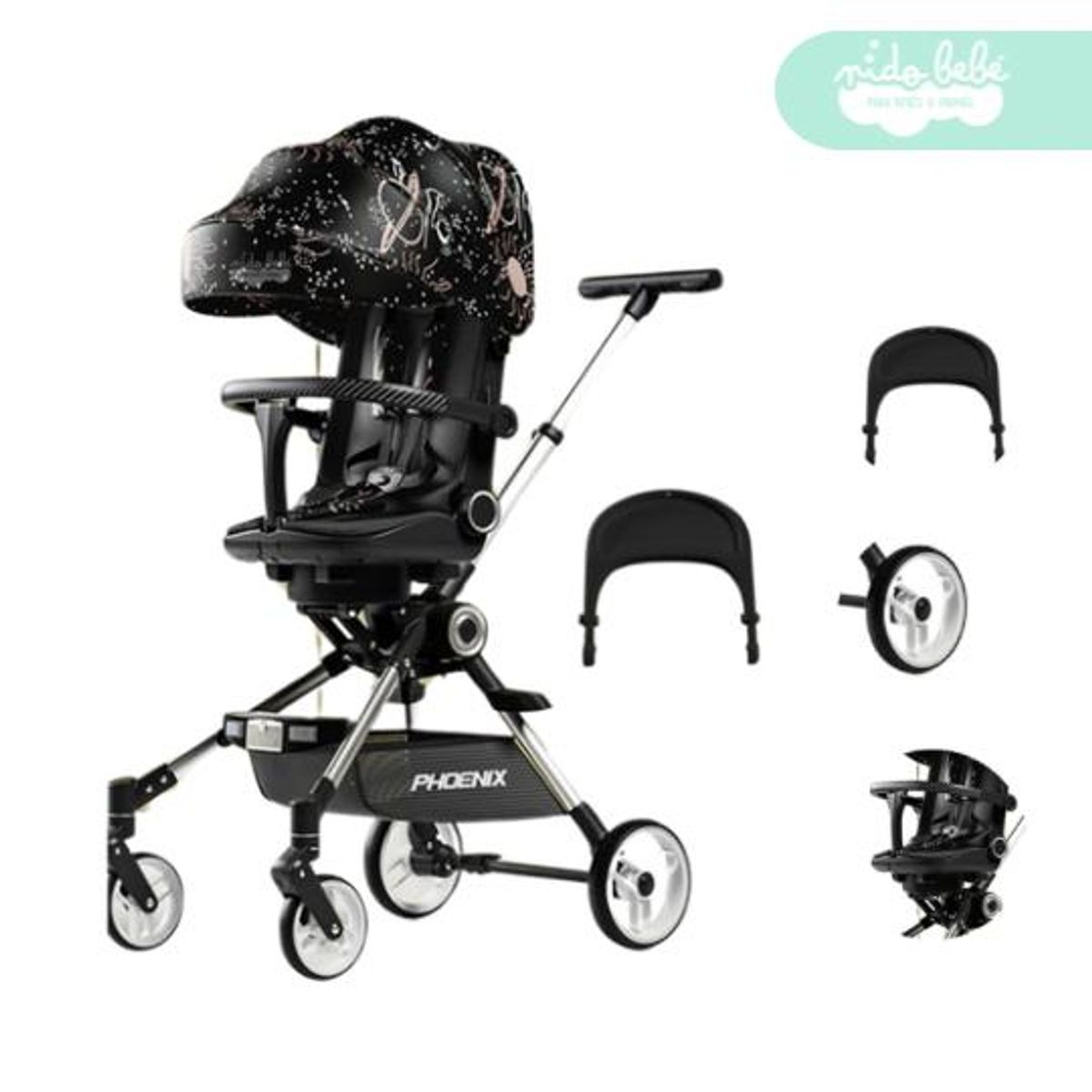 GENERICO - Carriola de bebe modelo Deluxe Runner Galaxy