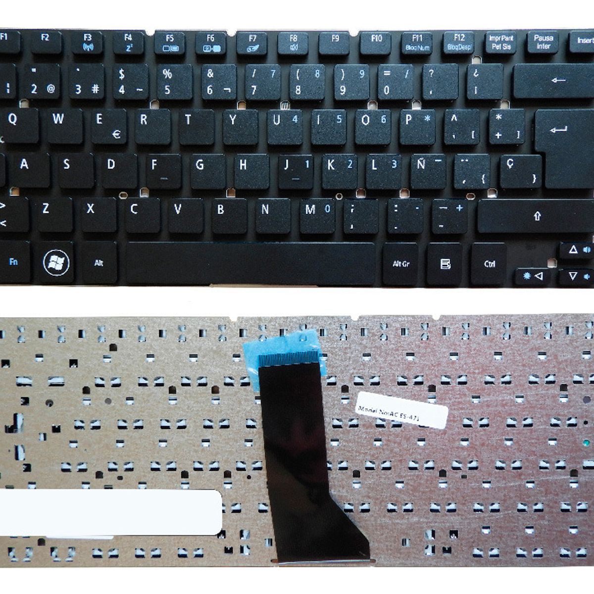 GENERICO - TECLADO PARA LAPTOP ACER E1-470 E1-432 4775 E5-471 E1-410 V3-471 ESPAÑOL