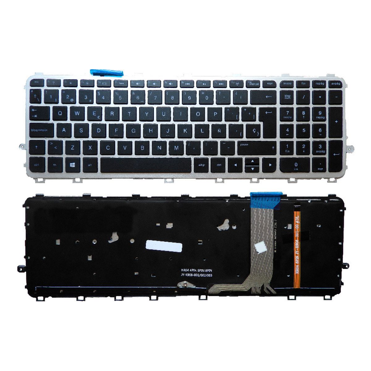 GENERICO - TECLADO PARA LAPTOP HP 15-J 15T-J 17-J ILUMINADO