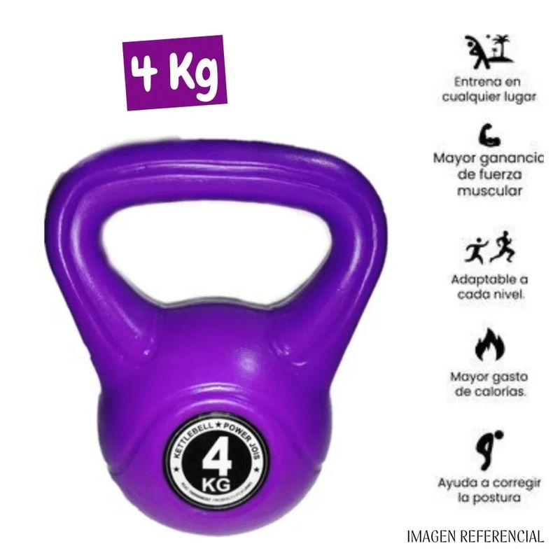 GENERICO - PESA RUSA DE PVC VIOLETA 4KG