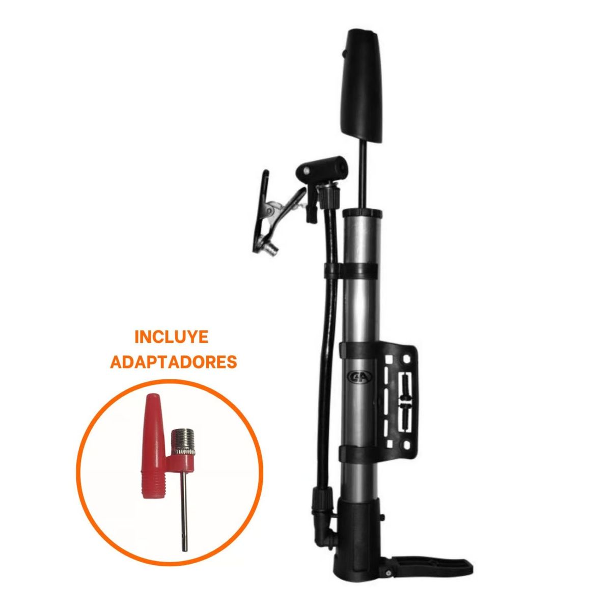 C AND A TOOLS - Mini inflador manual para bicicleta pelotas C&A