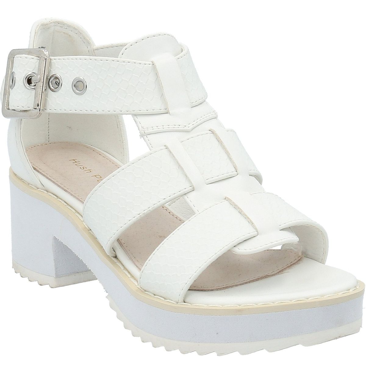 HUSH PUPPIES - Sandalia Hush Puppies Kids Rudy Blanco HUSH PUPPIES