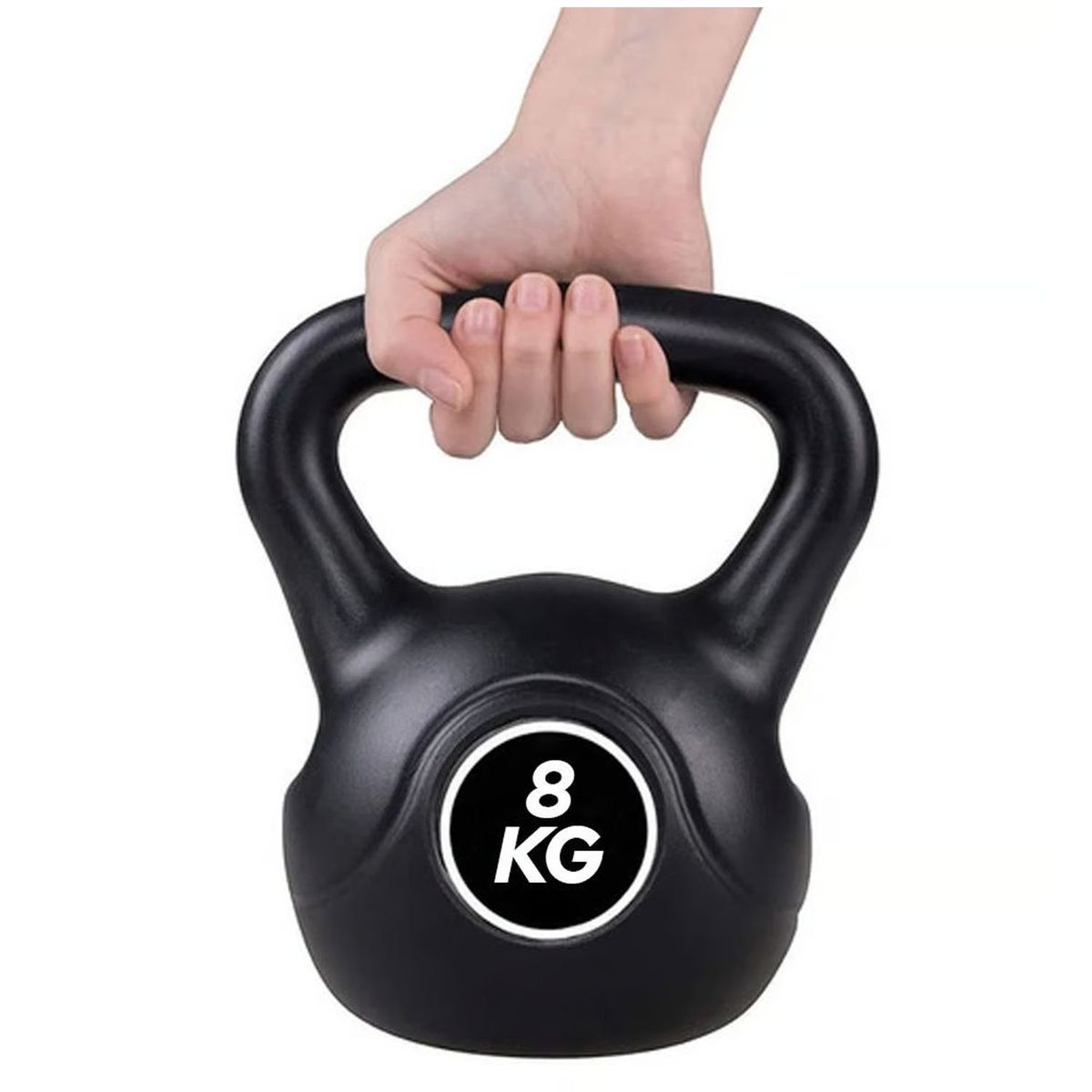 GENERICO - PESA RUSA DE 8KG NEGRO