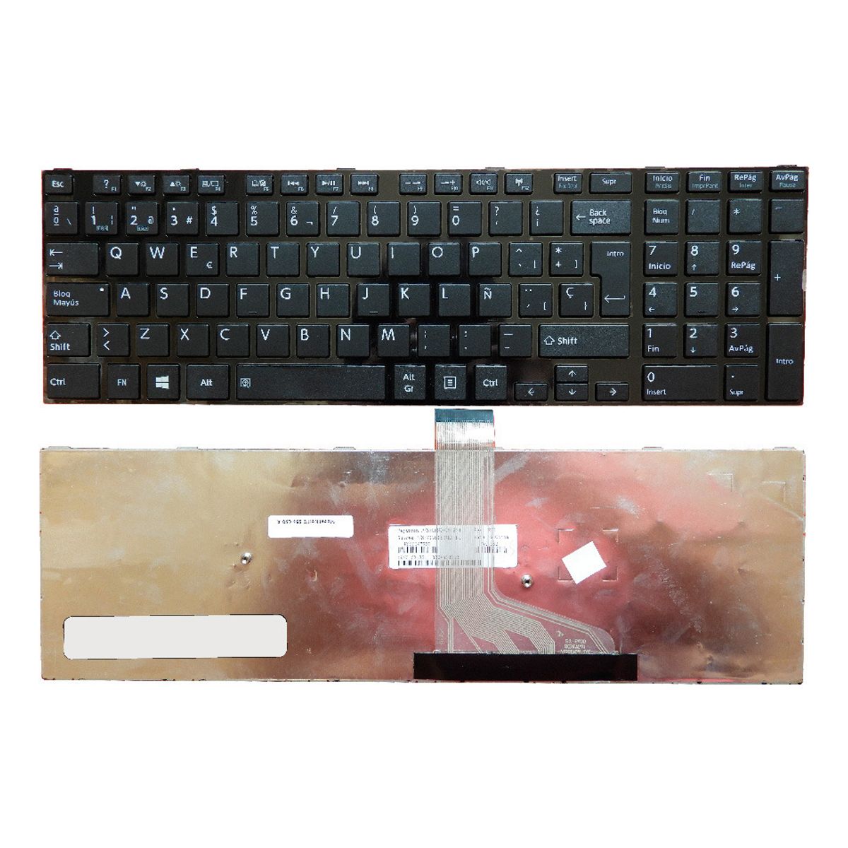 GENERICO - TECLADO PARA LAPTOP TOSHIBA S55 S55D S55T S55-A C50-A E55-A