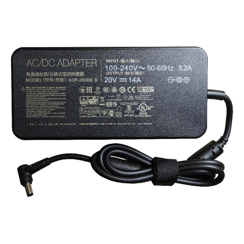 GENERICO - CARGADOR PARA ASUS 20V 140A 280W 6037 PUNTA AGUJA - PEQ