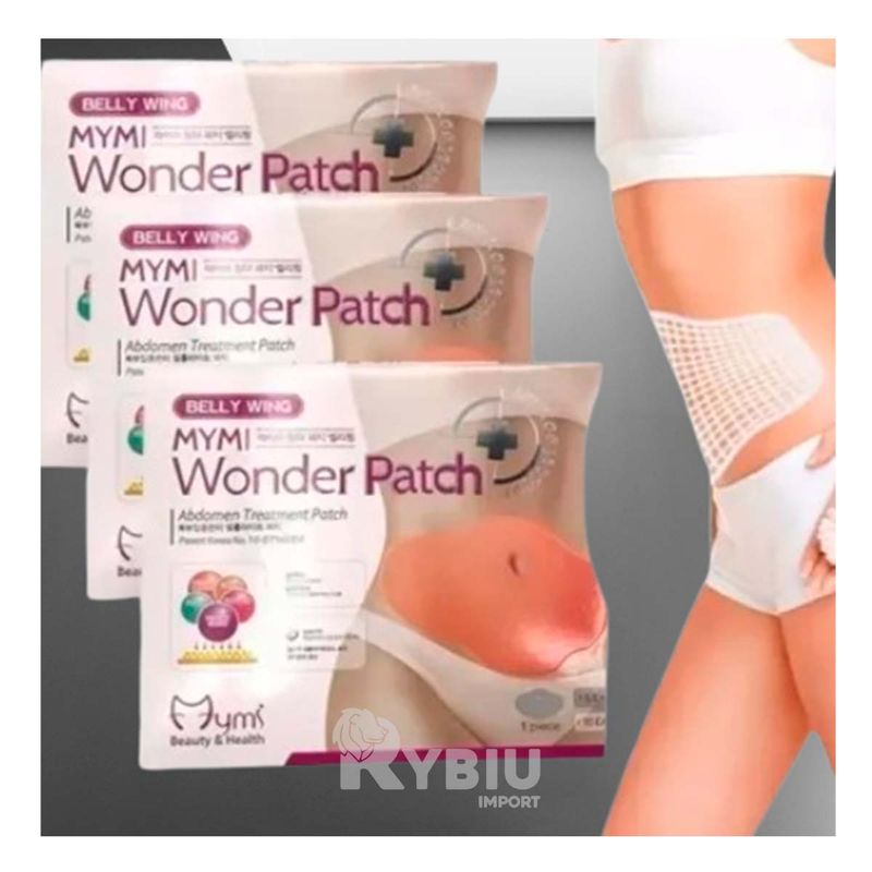 RYBIU IMPORT - Pack Adelgazante con 5 Parches Tono Beige Y+Regalo Stickers