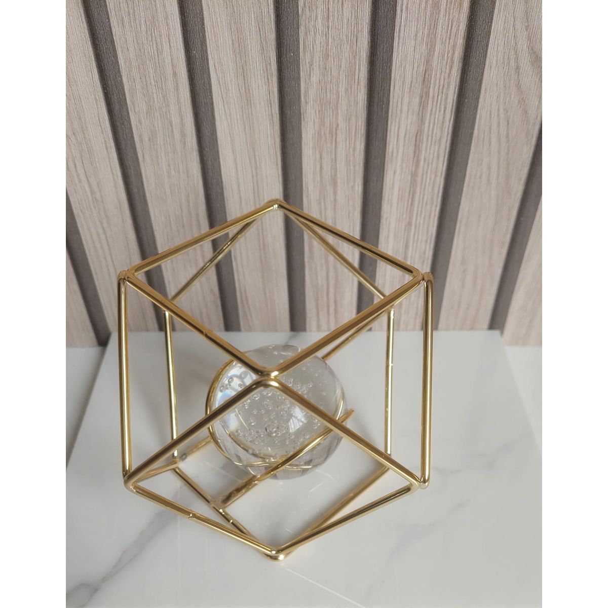 GENERICO - Adorno Figura Geométrica 15x10x15cm