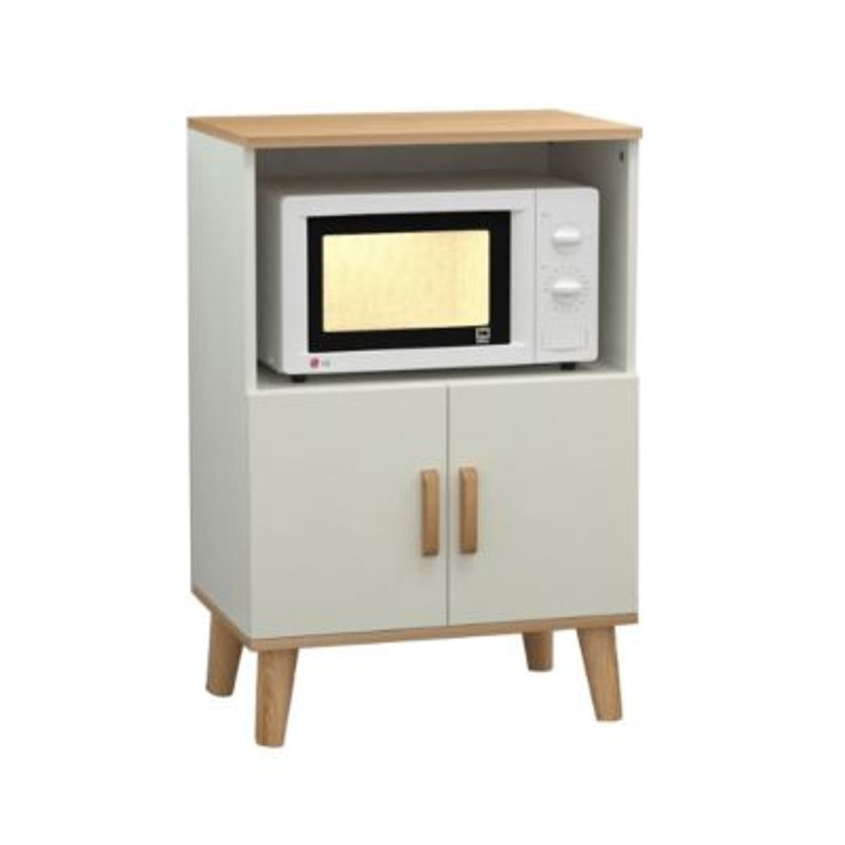 GENERICO - Mueble de Cocina Pierina para Microondas Blanco R&R MUEBLES