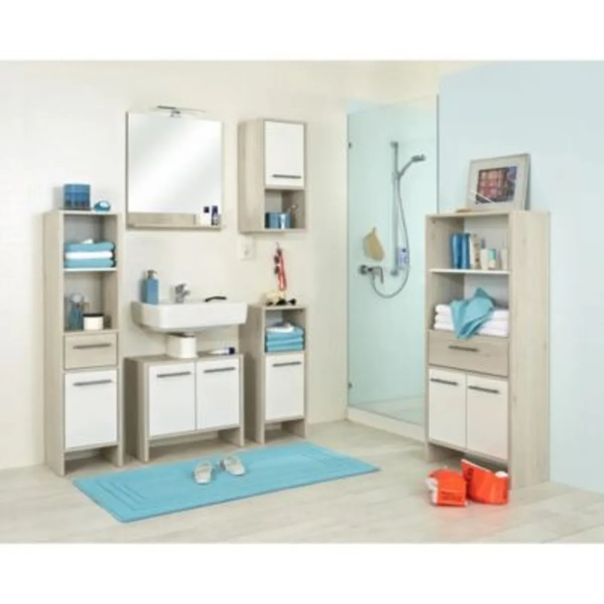 GENERICO - Gabinete Inferior Mueble de Baño Miku Coleccion Nakano R&R MUEBLES