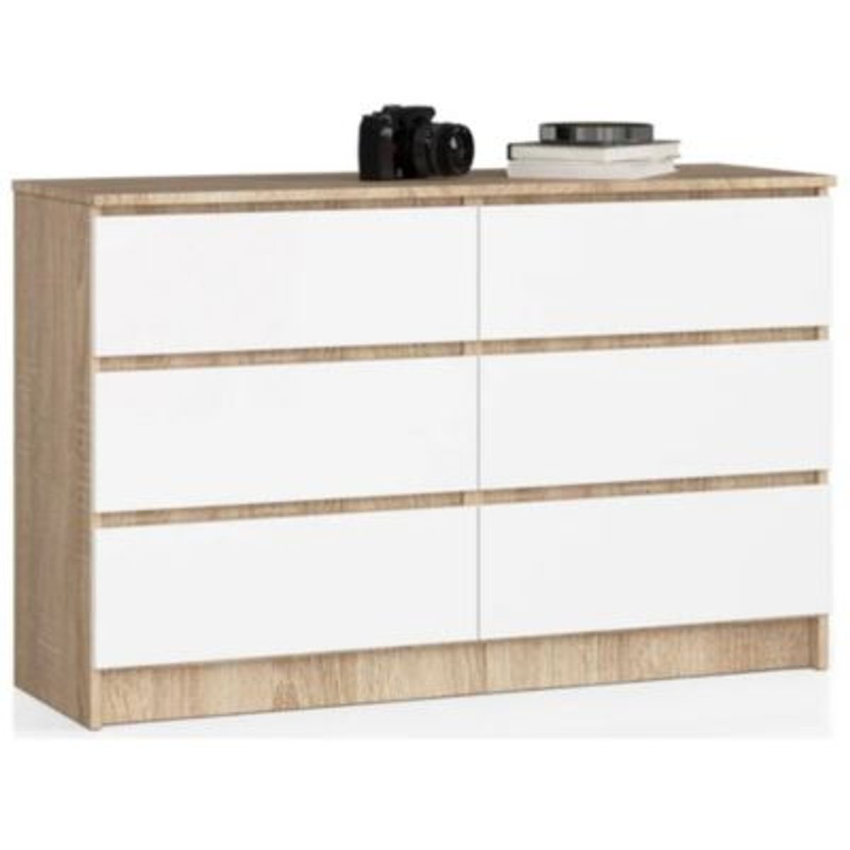 GENERICO - Comoda Moderno Izuko Duna  Blanco R&R MUEBLES