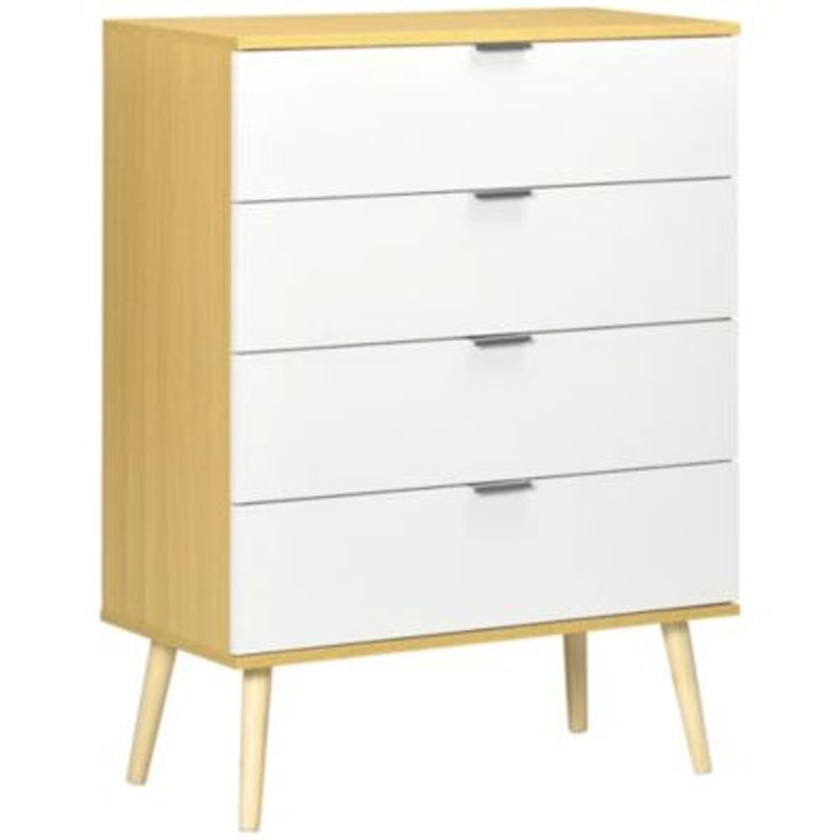 GENERICO - Comoda Moderno Yosuru Duna  Blanco R&R MUEBLES
