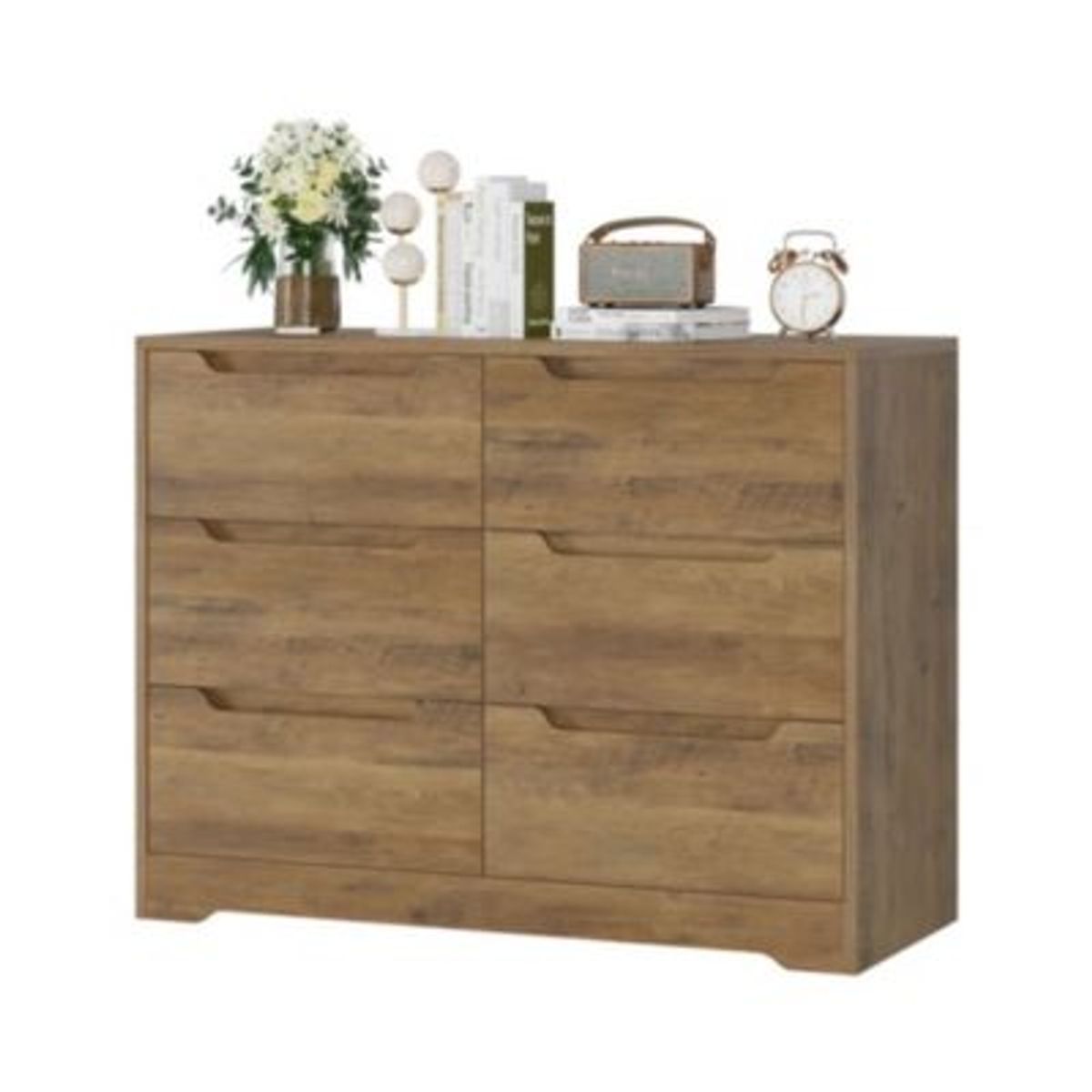 GENERICO - Comoda Moderna Okido 6 Cajones R&R MUEBLES