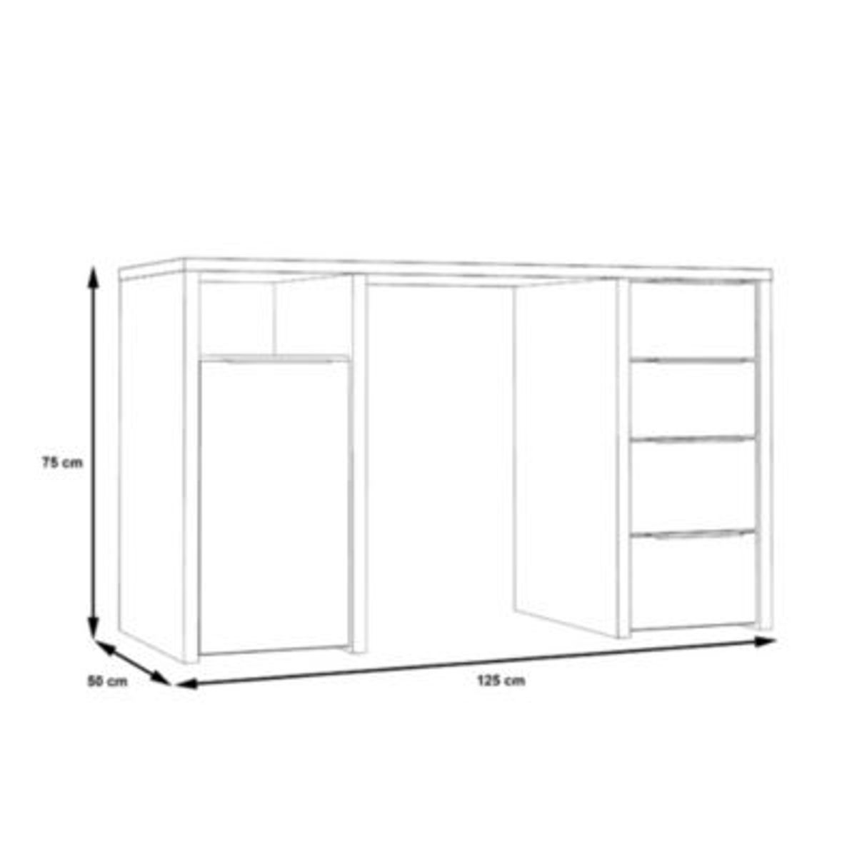 GENERICO - Escritorio Moderno Raupy Blanco R&R MUEBLES