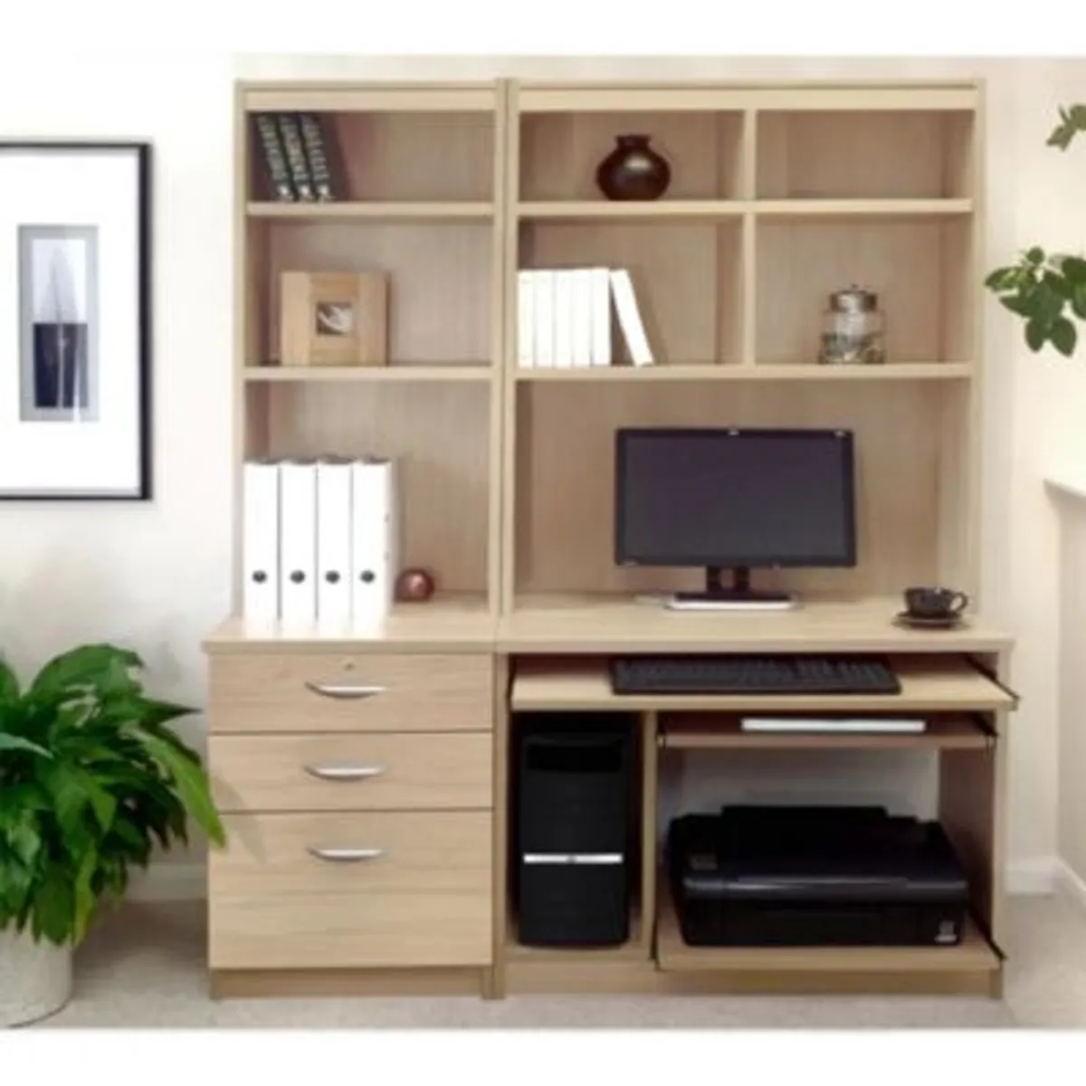 GENERICO - Escritorio Estante Moderno Rokuta Duna R&R MUEBLES