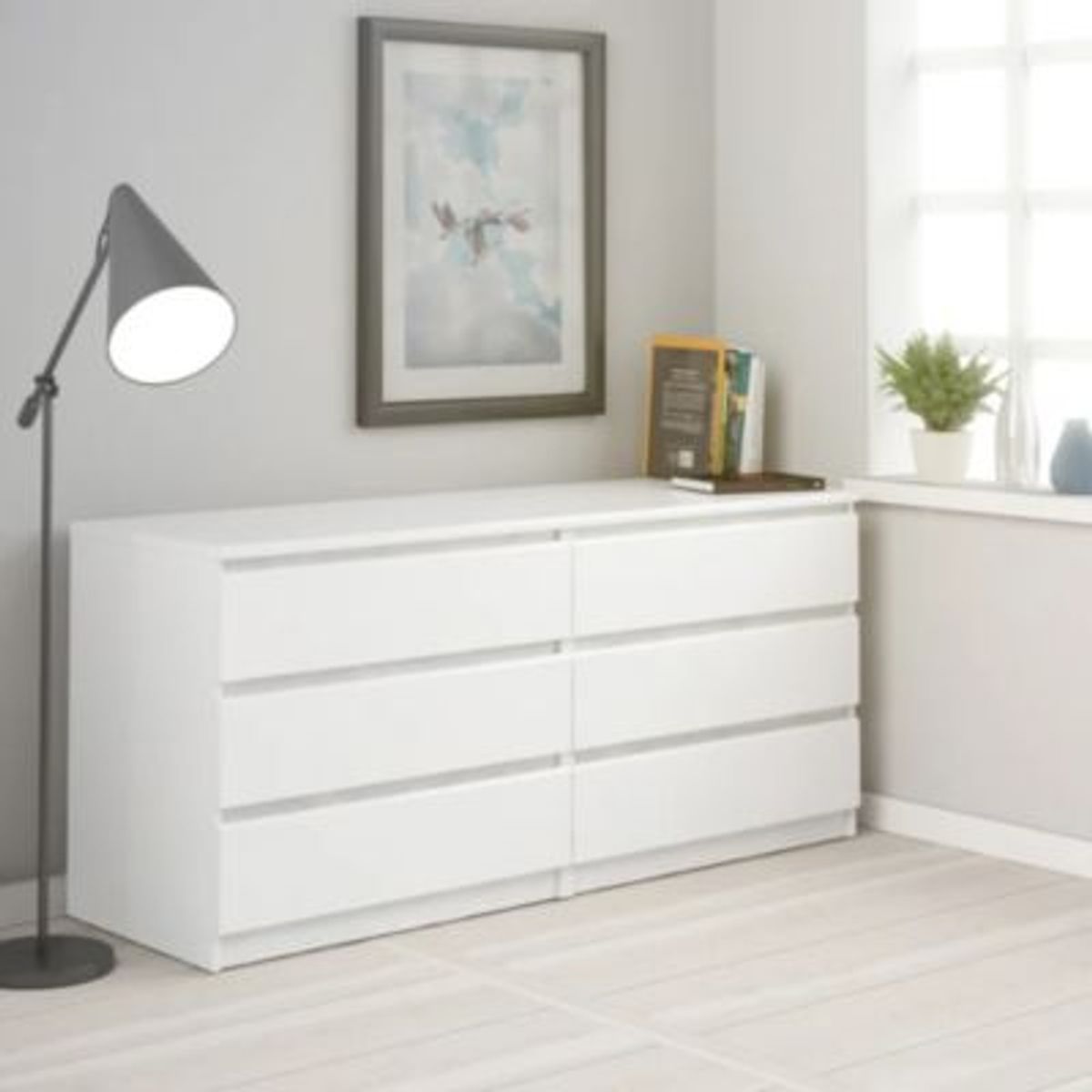 GENERICO - Comoda Moderna Sagara Blanco R&R MUEBLES