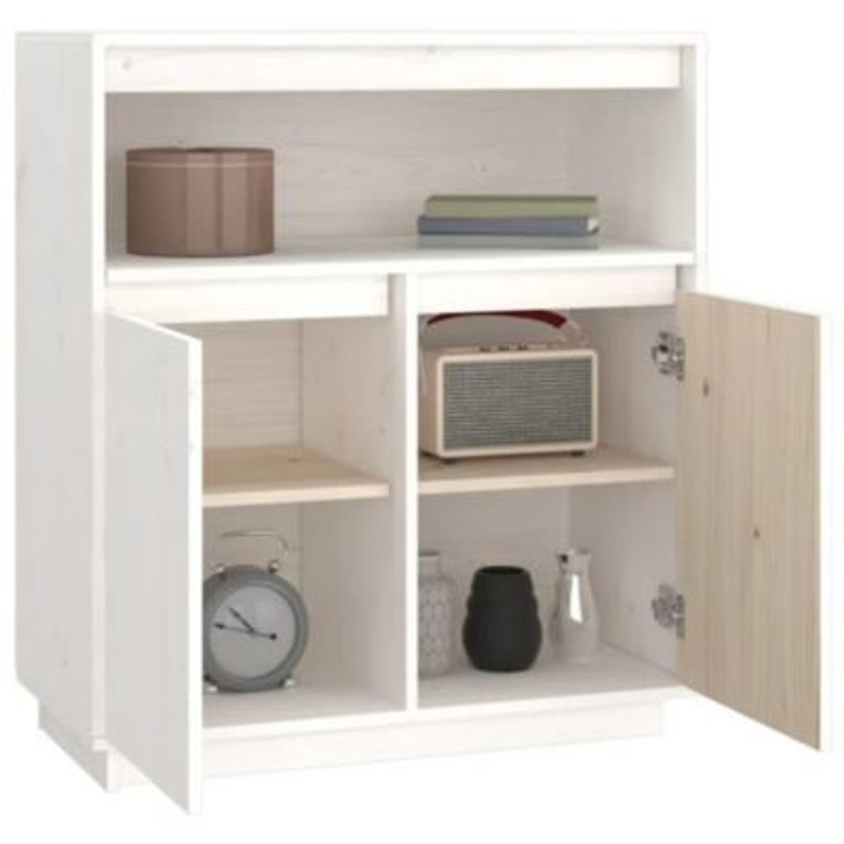 R&R MUEBLES - Aparador Moderno Loid Blanco R&R MUEBLES