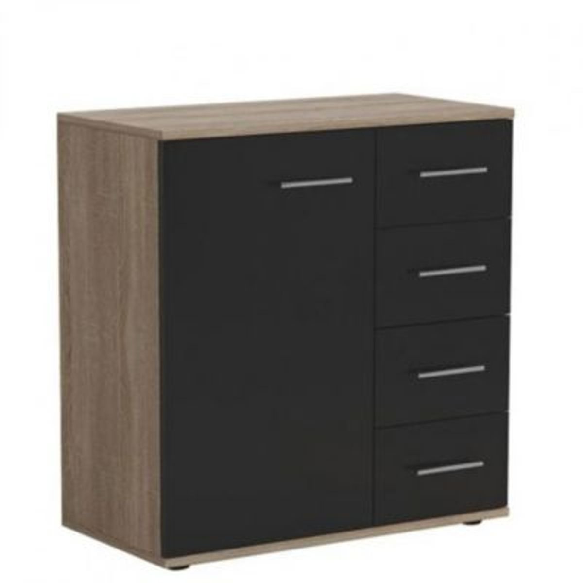 GENERICO - Comoda Moderna Akino  4 Cajones 1 Puerta R&R MUEBLES