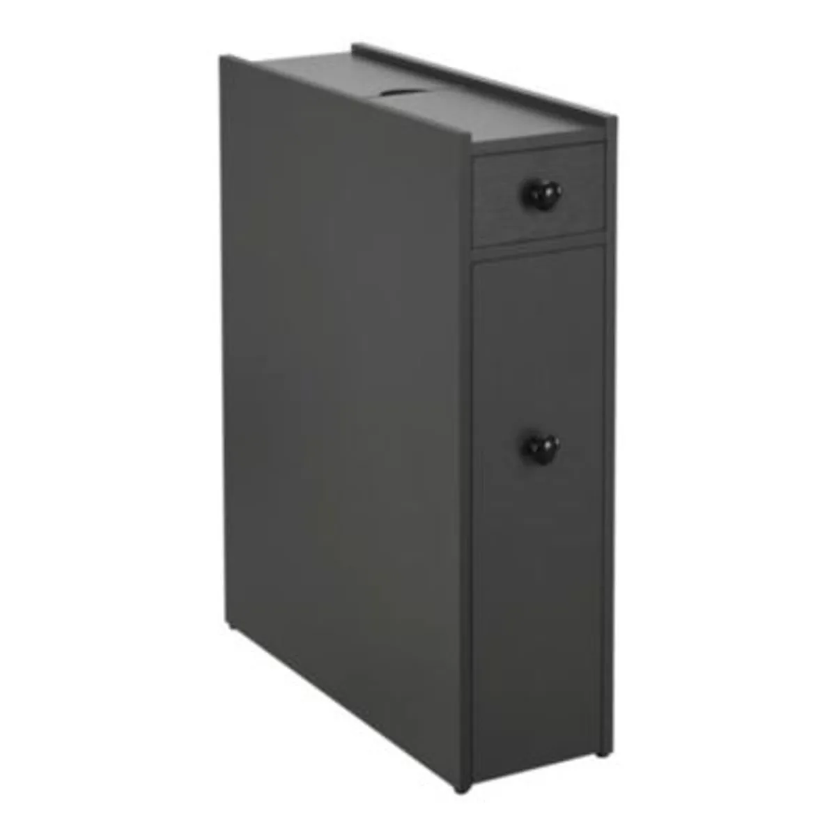 GENERICO - Mueble de Baño Organizador Moderno Keigi Negro R&R MUEBLES