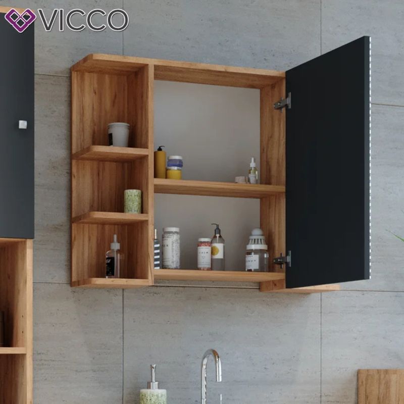 GENERICO - Mueble de Baño Moderno Ariane Marron R&R MUEBLES