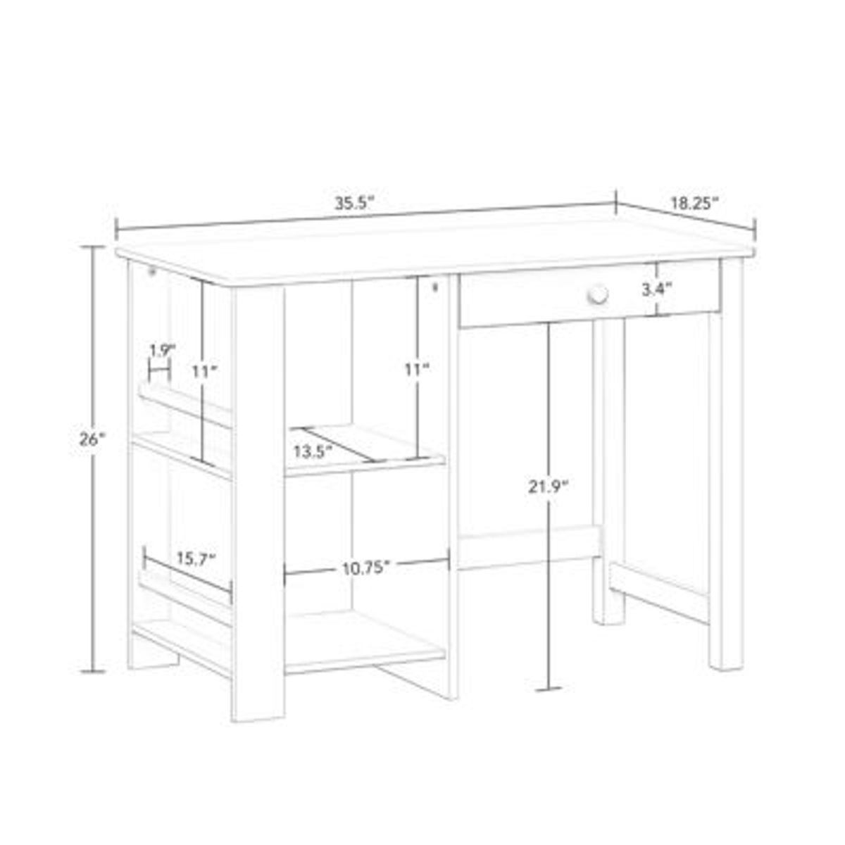 GENERICO - Escritorio Infantil Moderno Liam Blanco R&R MUEBLES