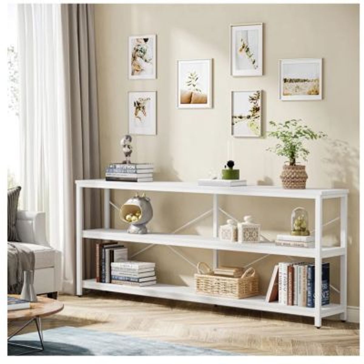 GENERICO - Mesa Consola Moderna Havana Blanco R&R MUEBLES