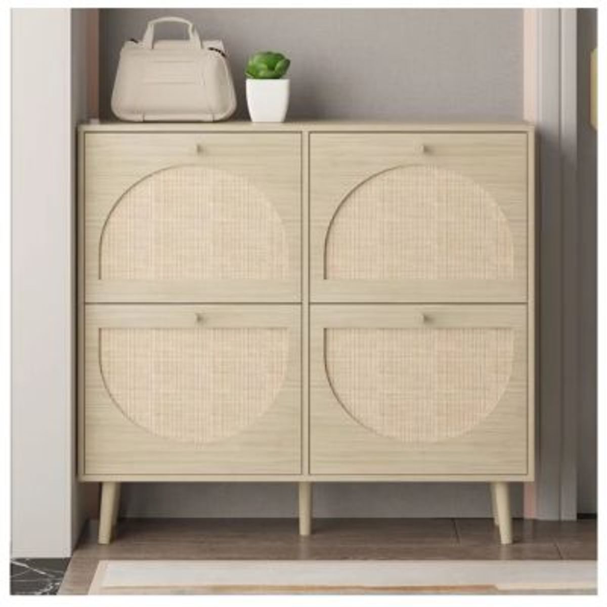 GENERICO - Zapatera Nórdica Ventura 4 Cajones R&R MUEBLES