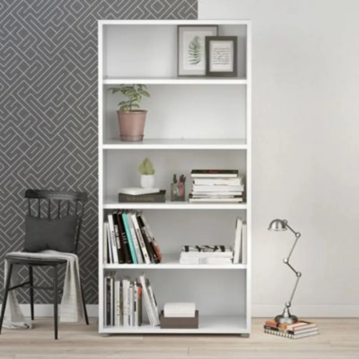 GENERICO - Estante Moderno Asai Blanco R&R MUEBLES