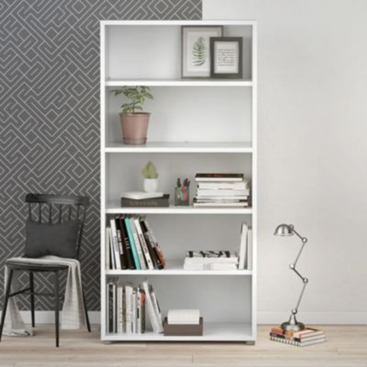 GENERICO - Estante Moderno Asai Blanco R&R MUEBLES