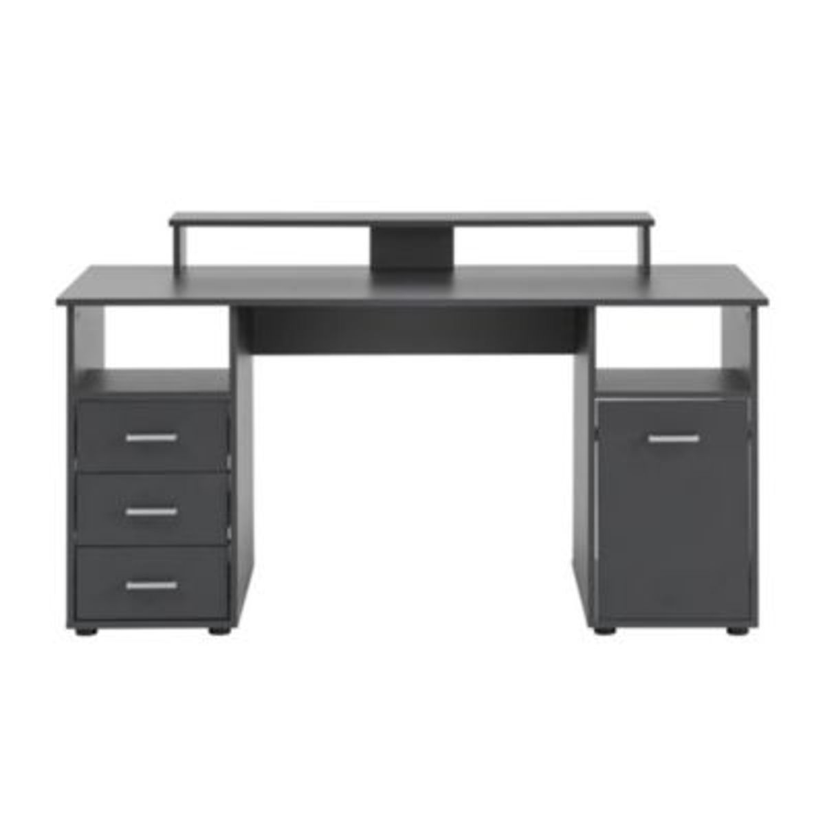 GENERICO - Escritorio Moderno Haruhime Negro R&R MUEBLES