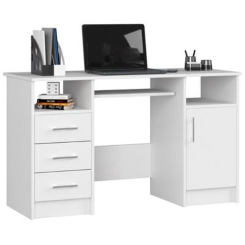 GENERICO - Escritorio Moderno Glurak Blanco R&R MUEBLES