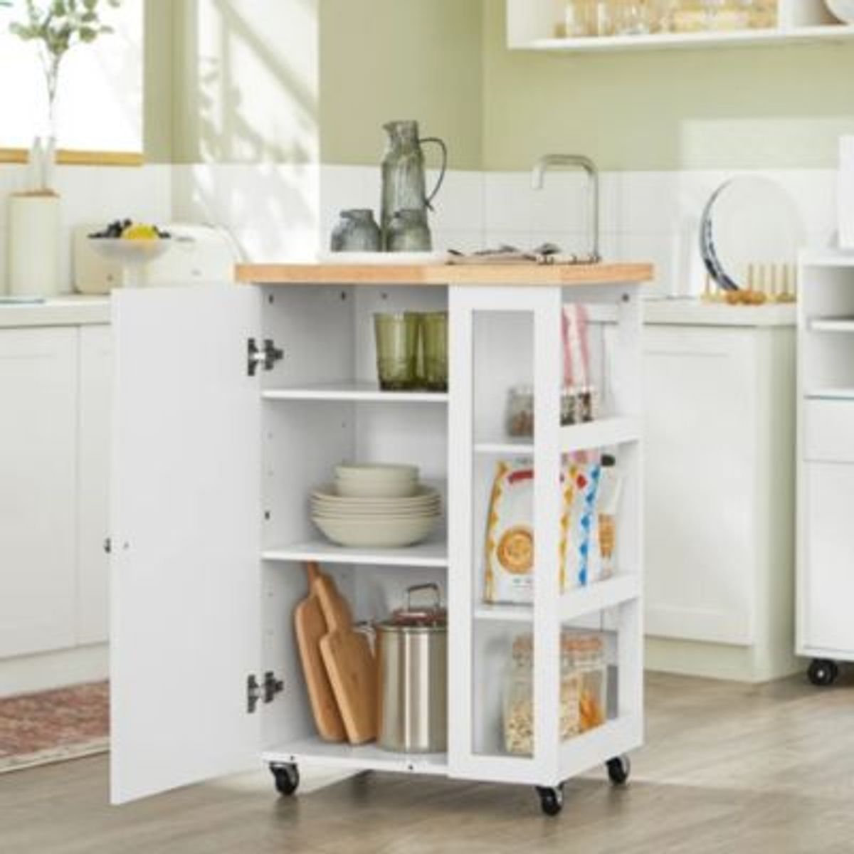 GENERICO - Mueble Auxiliar de Cocina Sauros Blanco R&R MUEBLES