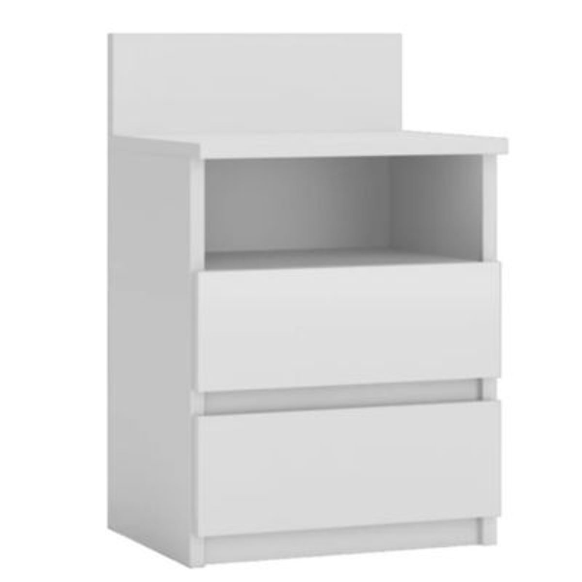 GENERICO - Velador Moderno Natsumi Blanco R&R MUEBLES