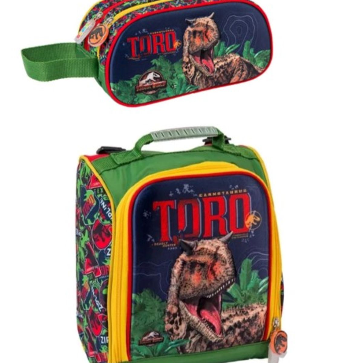 SCOOL - SET LONCHERA Y CARTUCHERA SCOOL MAGIC JURASSIC WORLD TORO