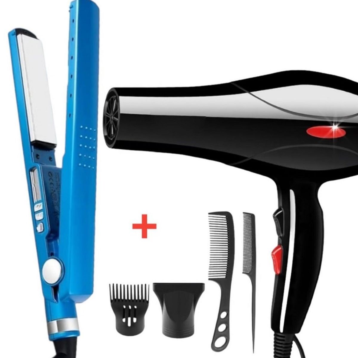 GENERICO - Secador para cabello 5000 watts + Plancha Alisadora