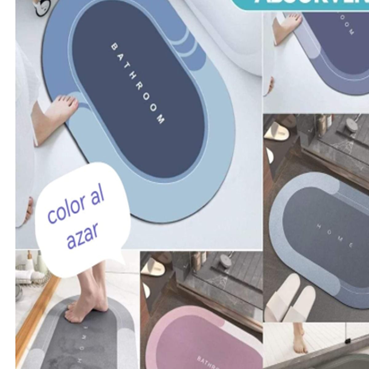 GENERICO - Alfombra de baño tapete absorbente para ducha deslizante