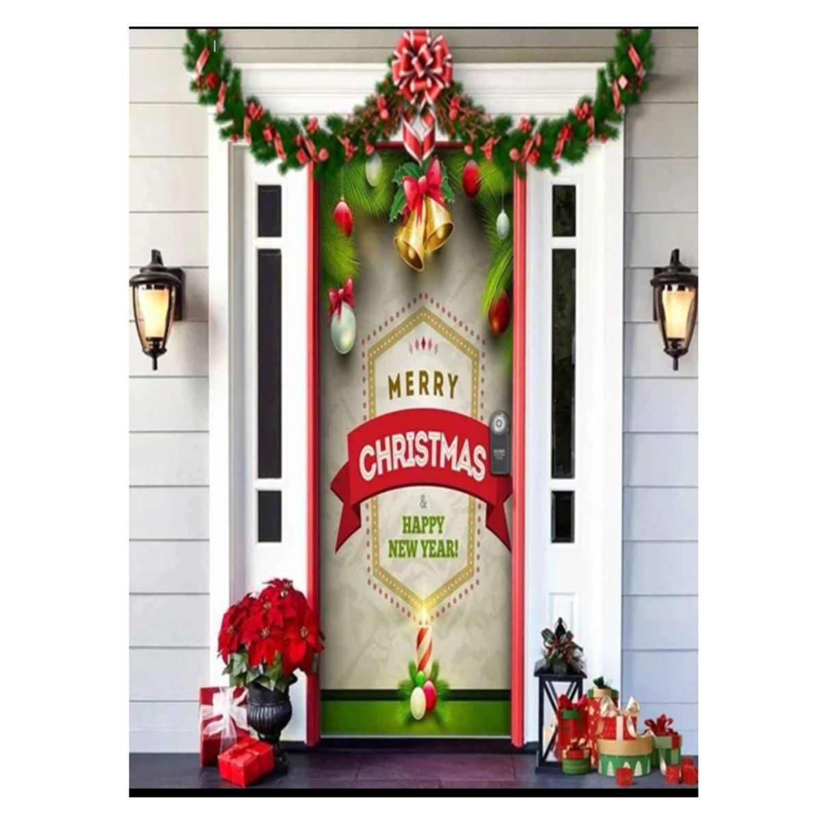 GENERICO - Funda Para Puerta tendencia navidad