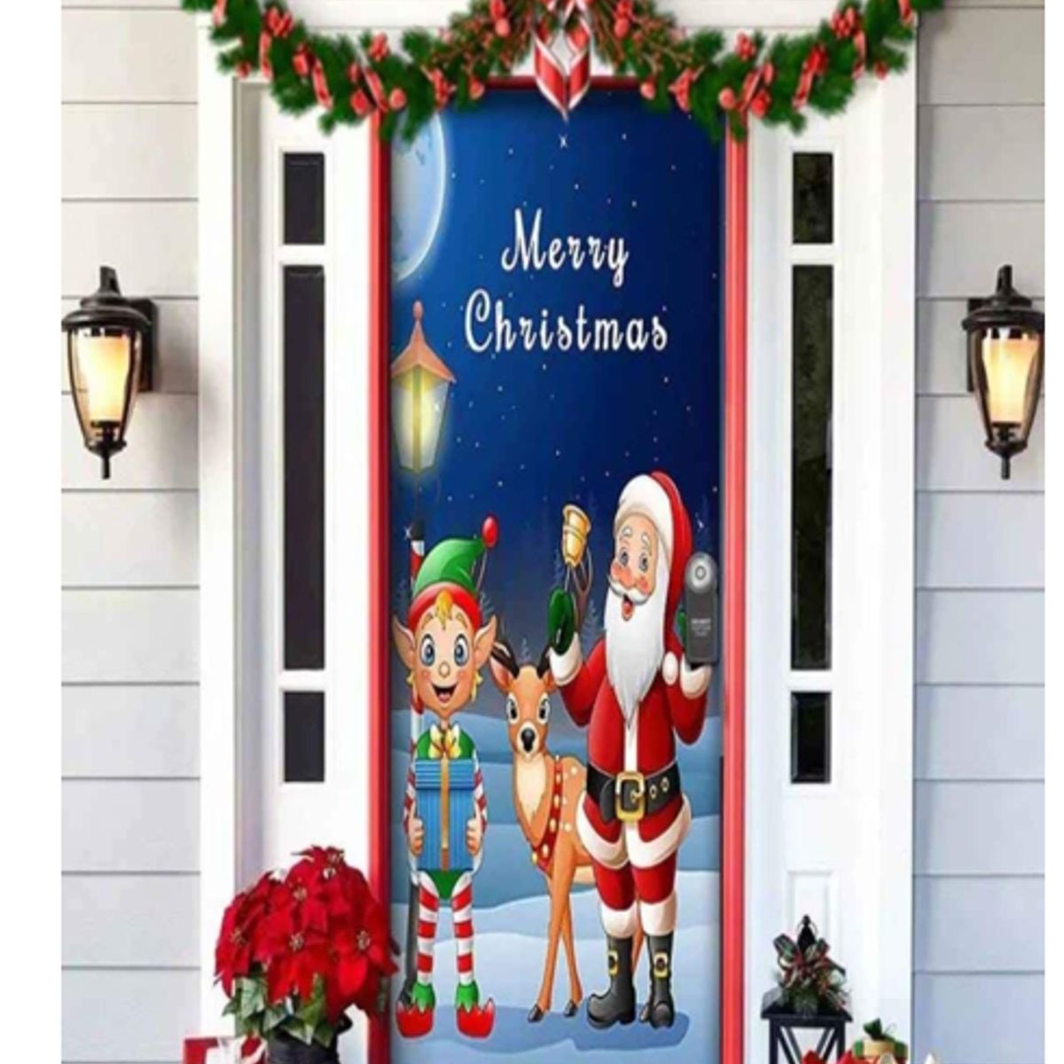 GENERICO - Funda Para Puerta tendencia navidad