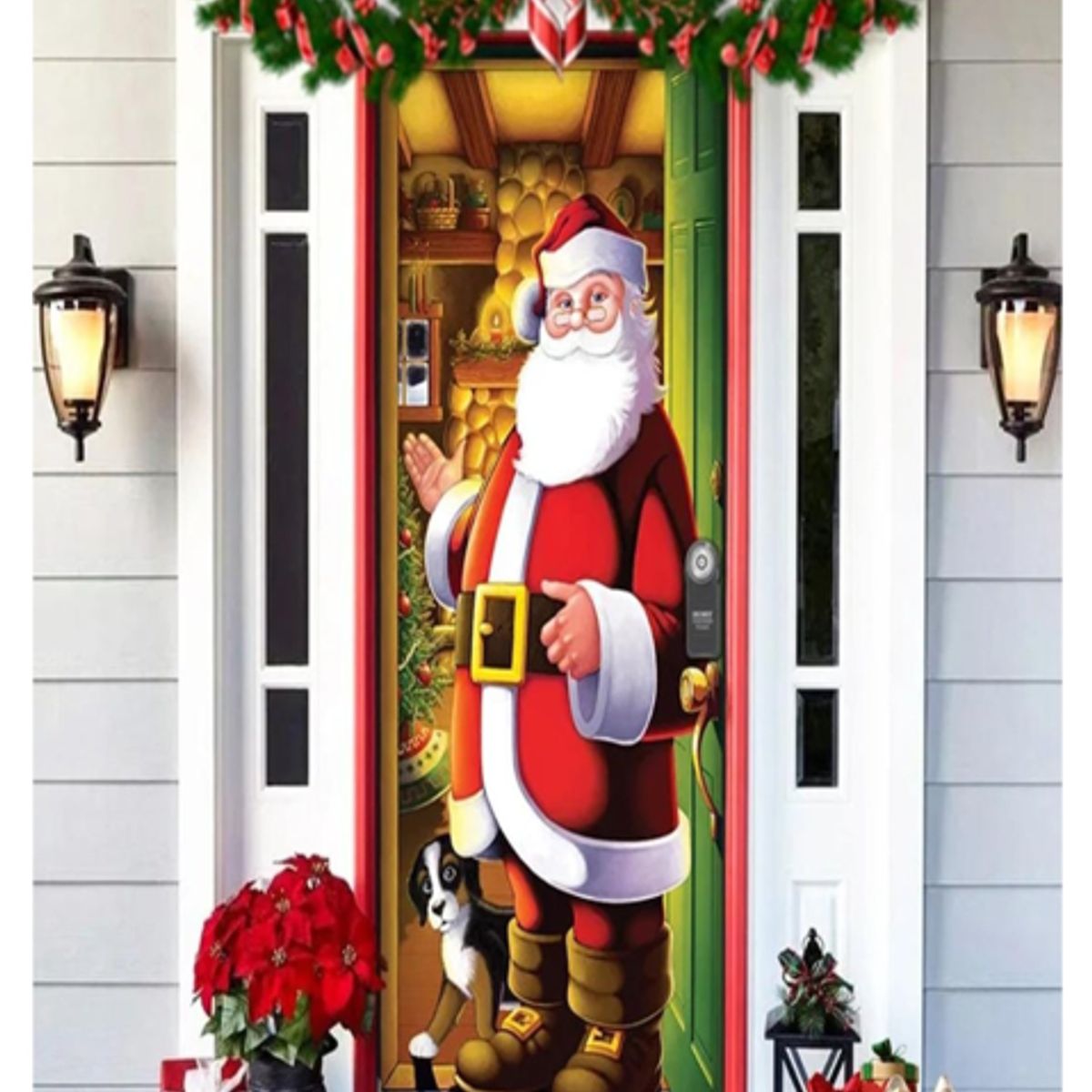 GENERICO - Funda Para Puerta tendencia navidad