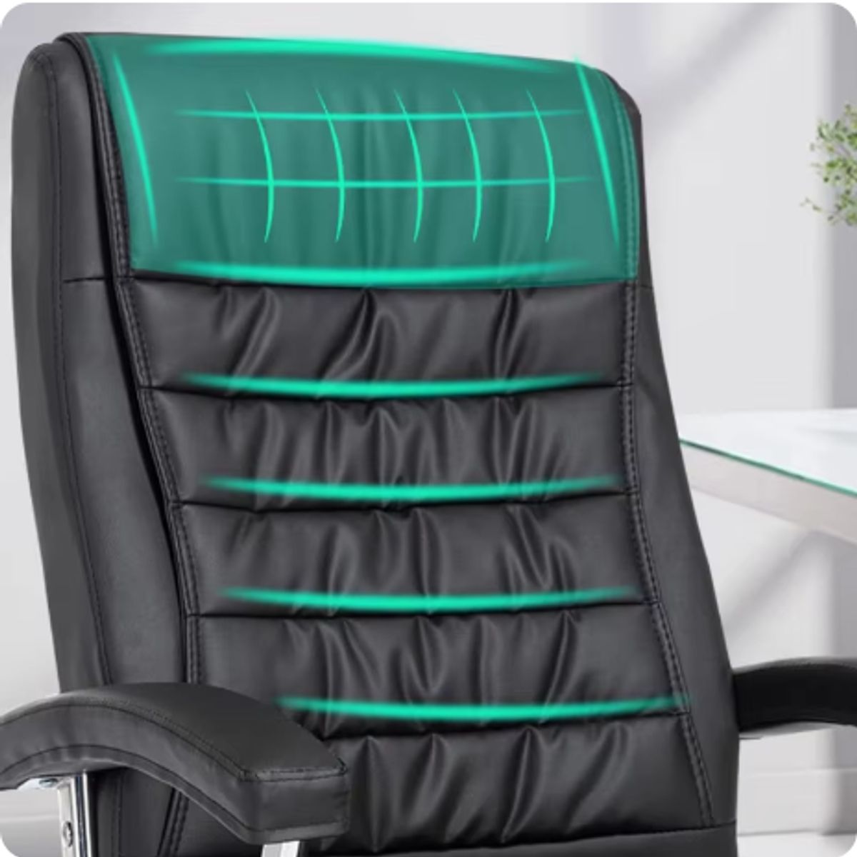 OFIDEAS - Silla de Oficina Giratoria Presidente Shinny I Color Negro Ofideas