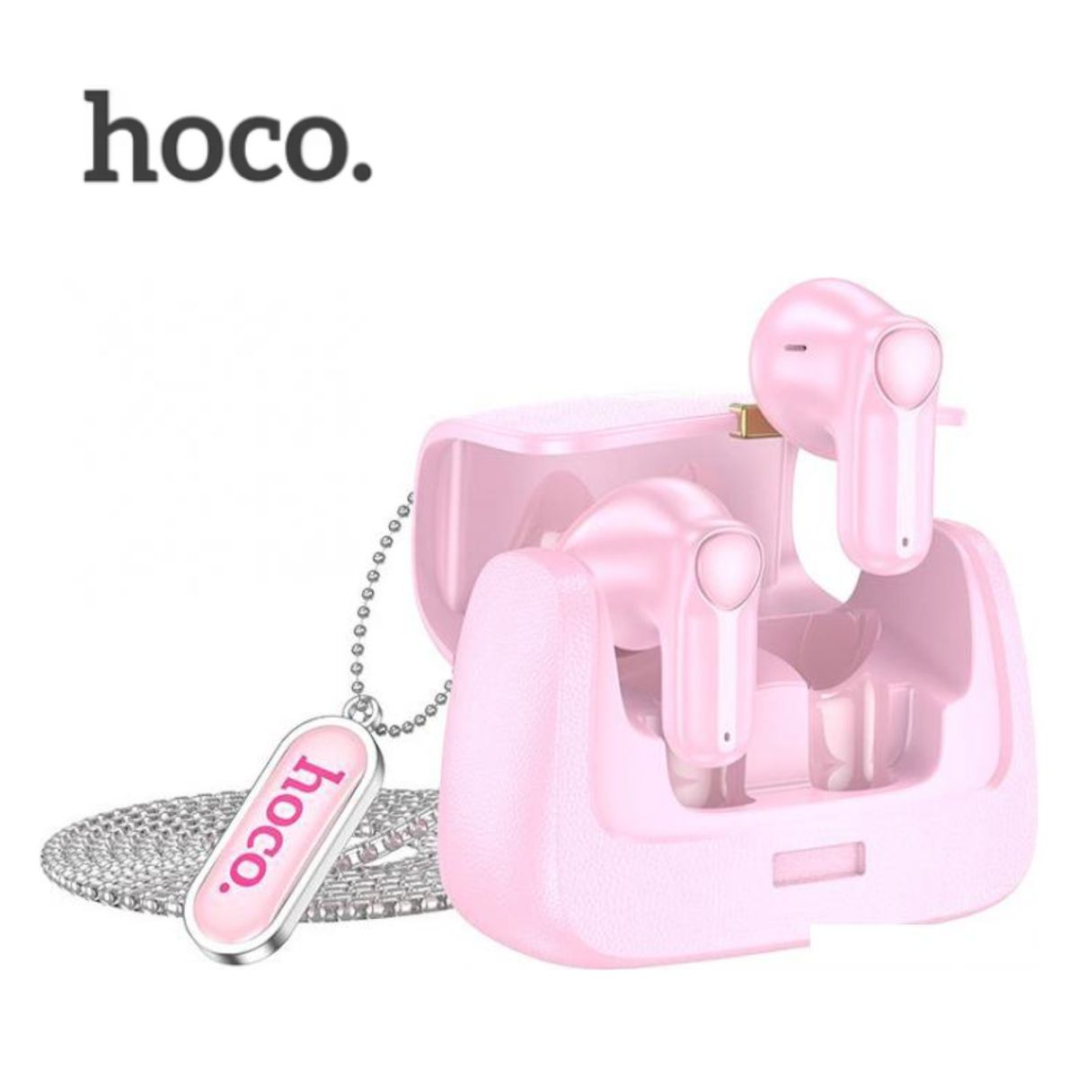 HOCO - Audífonos Inalámbricos Bluetooth HOCO - DES35 - Color Rosado