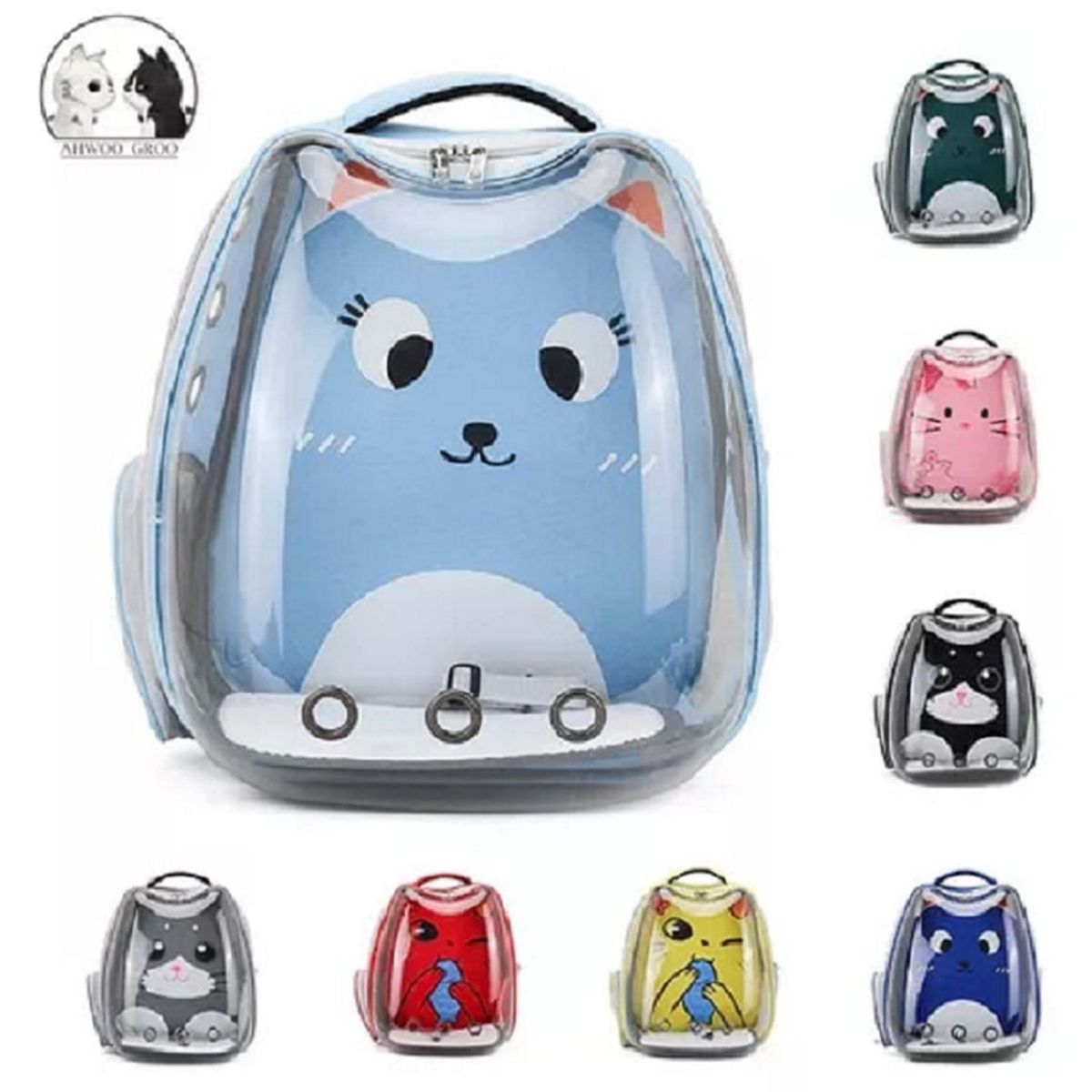 GENERICO - Mochilas para Mascotas para Perros y Gatos Color Azul