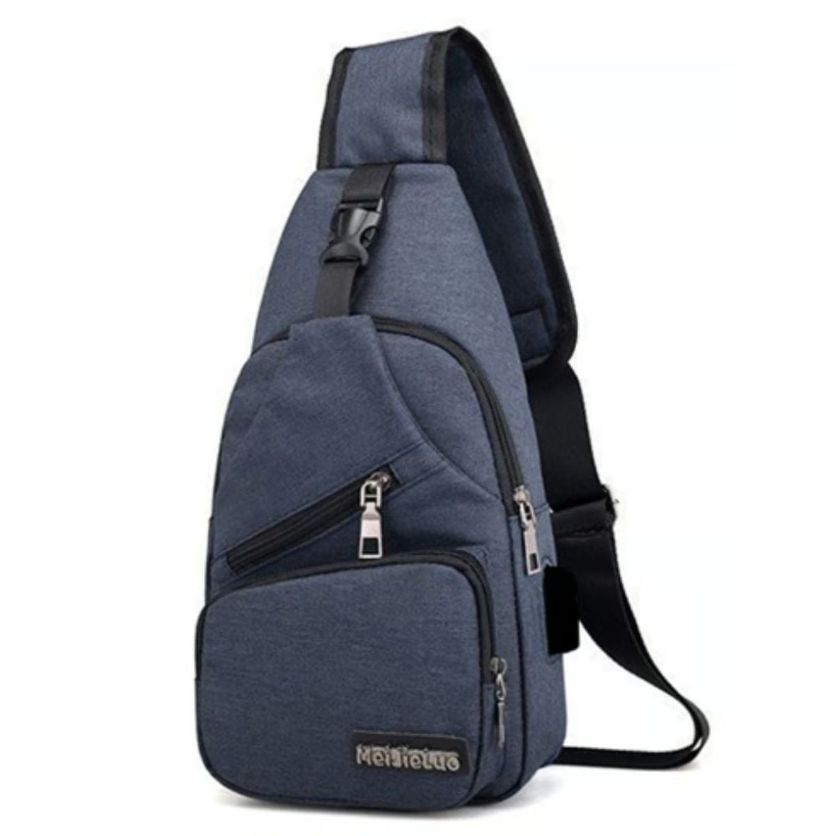 GENERICO - Morral de Lona porta documentos -color Azul