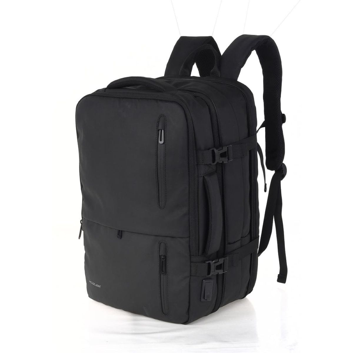 KUZLER - Mochila Premium viaje laptop 15.6 expandible con conector USB