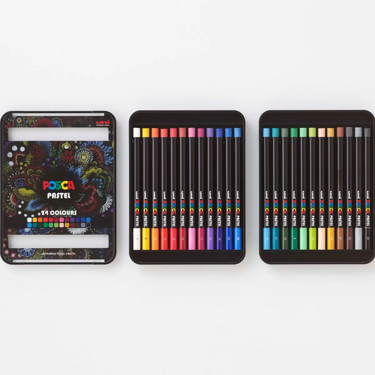 POSCA - POSCA Pack KPA-100 Oleo Pastel SET X 24 Crayones