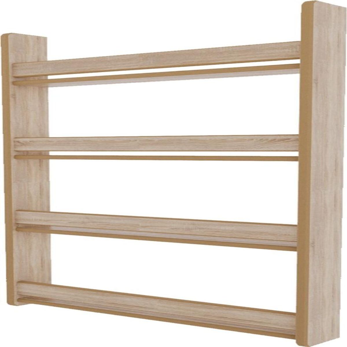 TU MESITA - Librero Infantil TU MESITA Flotante Leo color Duna 4 niveles