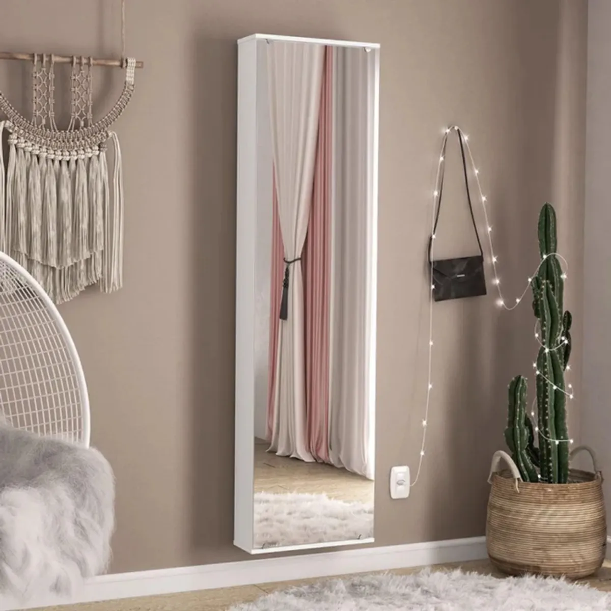 R&R MUEBLES - Tocador Moderno Makoto Blanco R&R MUEBLES