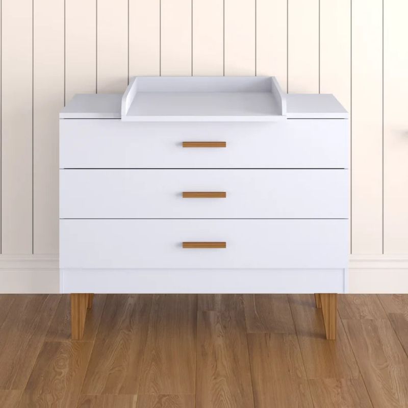 GENERICO - Comoda Infantil Mimori Blanco R&R MUEBLES