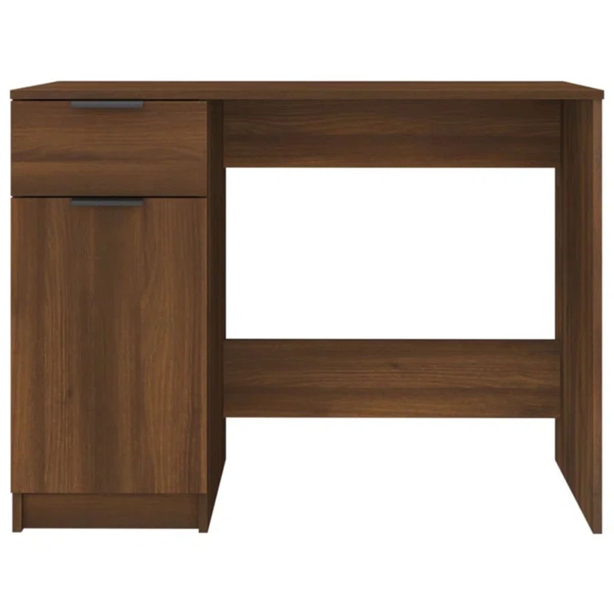 GENERICO - Escritorio Moderno Aizen Marron Oscuro R&R MUEBLES