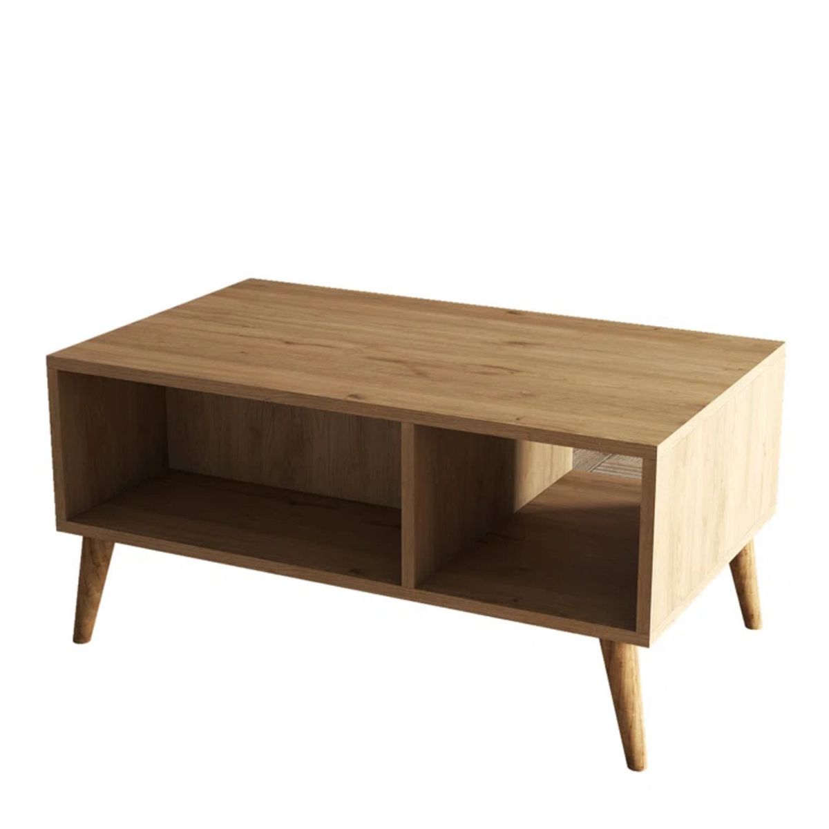 GENERICO - Mesa de Centro Moderna Ars Marron Claro R&R MUEBLES